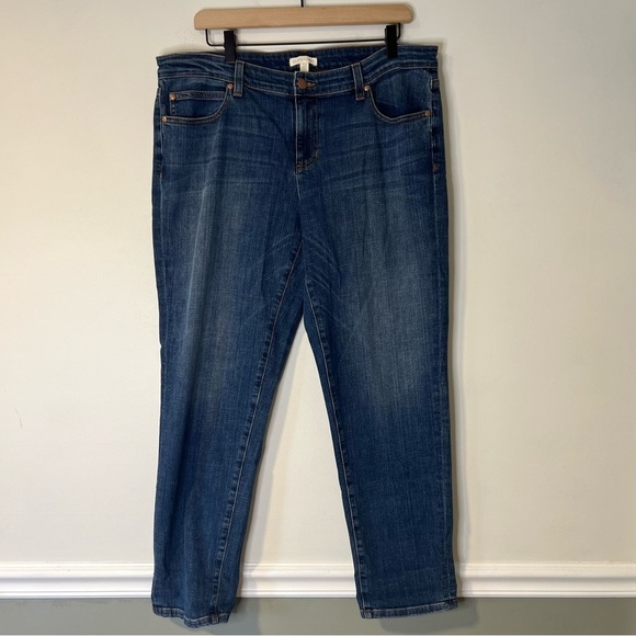 Eileen Fisher Straight Leg Jeans size 12 - Picture 1 of 5